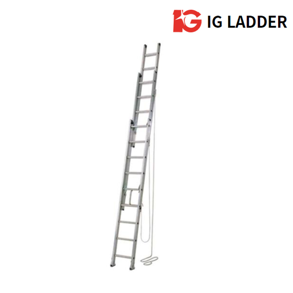 [아이지레더] EX2L-60A 로프형 작업용 사다리 상하 작동시 자동 EX2L60A