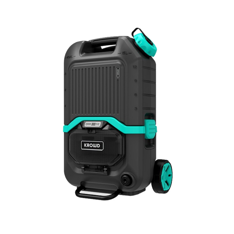 크라우드 충전 고압세척기 Hyper Aqua-40V 배터리 내장 80bar 15L 물통 무선 세차 청소